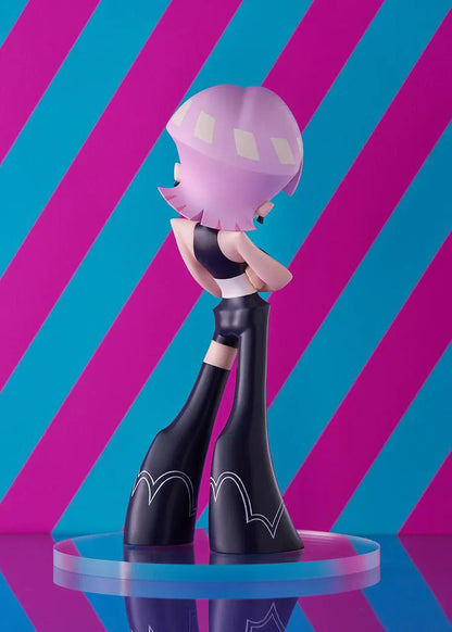 New PANTY & STOCKING with GARTERBELT POP UP PARADE Polyurethane Figure with pink hair, black outfit, crossed arms, and flared boots