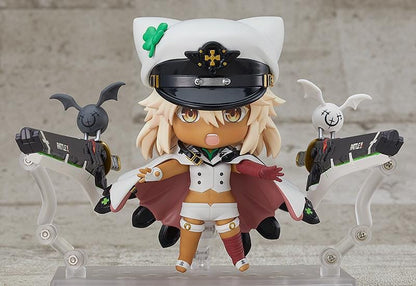 GUILTY GEAR STRIVE Nendoroid Ramlethal Valentine Figure rerelease with white outfit hat and two massive floating swords