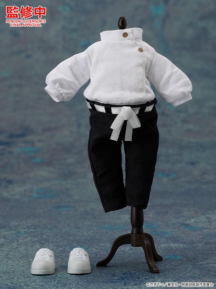 Jujutsu Kaisen Nendoroid Doll Yuta Okkotsu Execution Ver. figure wearing a white top and black pants
