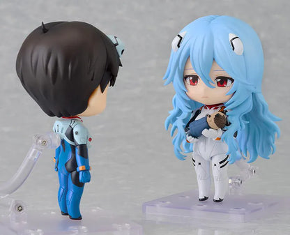 Rei Ayanami Long Hair Nendoroid Rebuild of Evangelion chibi anime figure in plugsuit Good Smile Company