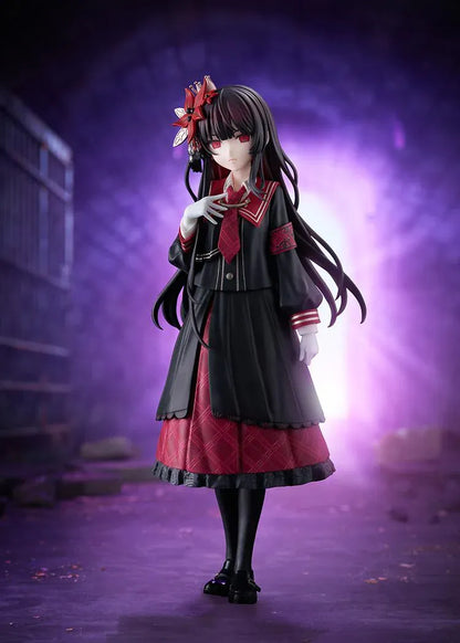 Magical Girl Witch Trials POP UP PARADE L Size Hiro Nikaido figure with flowing black hair and gothic-inspired outfit