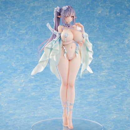 Sorana Niiro Gekka Bijin original illustration figure with flowing translucent fabric and elegant pose