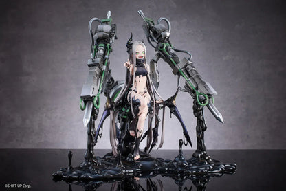 Goddess of Victory Nikke Leviathan Deluxe Edition 1/7 scale figure with large mechanical weapon systems and glossy black effect base