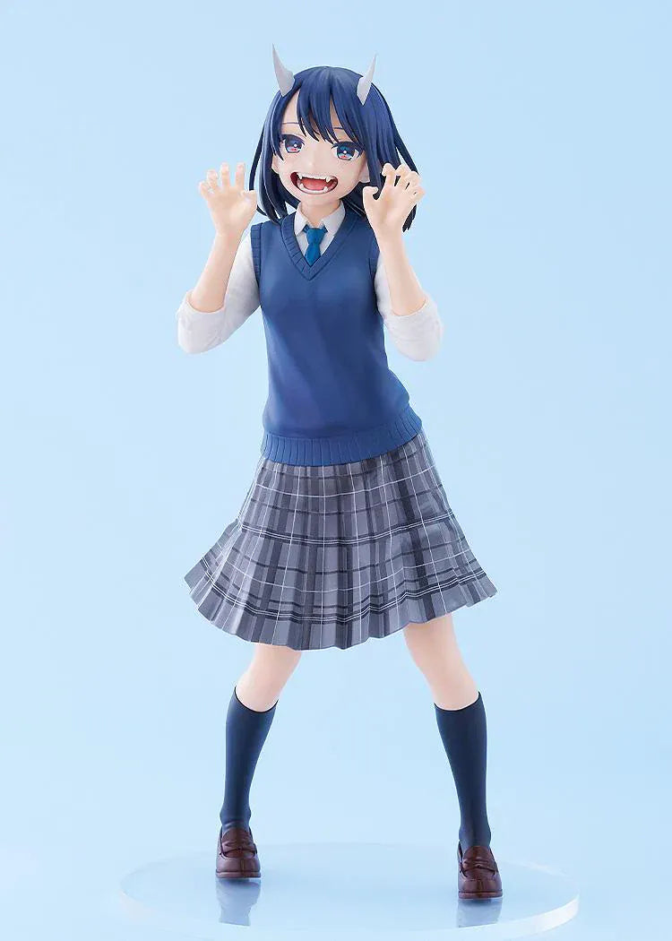 RuriDragon Pop Up Parade L Ruri Aoki figure with horns school uniform and playful claw pose by Good Smile Company