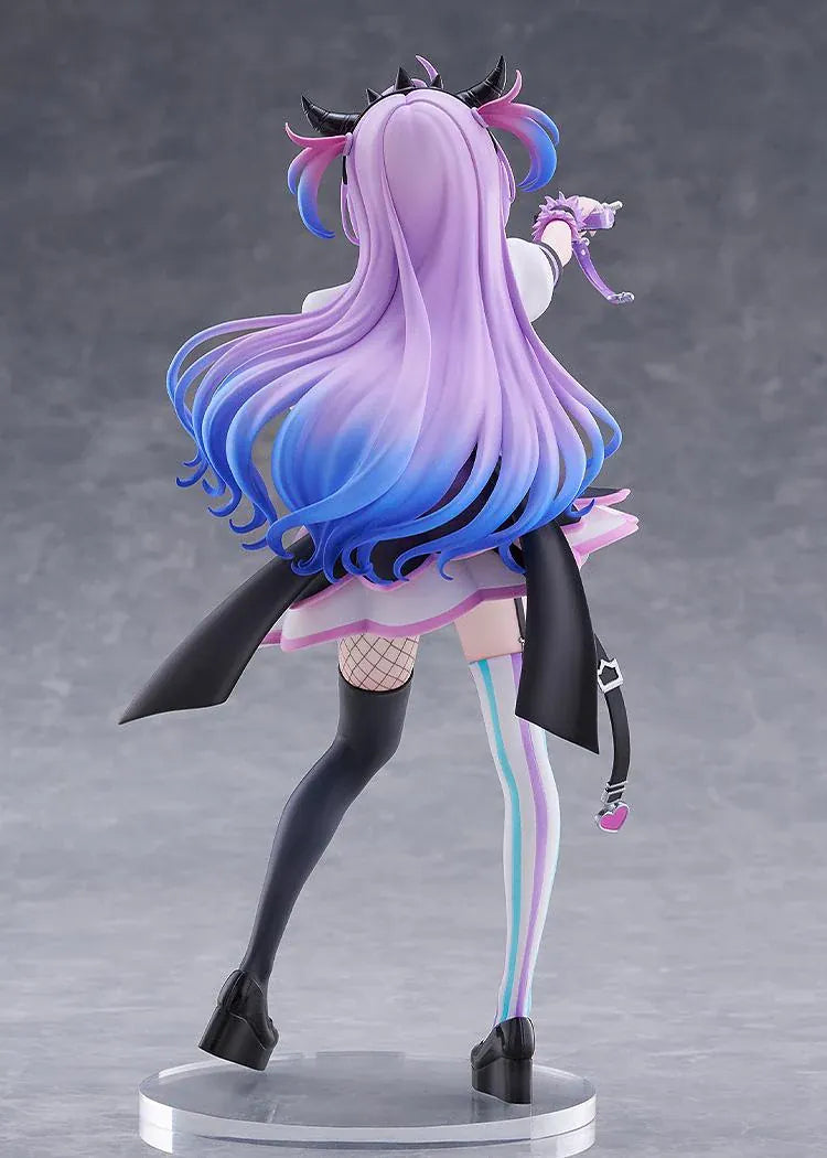 NEEDY GIRL OVERDOSE Purple Lollipop 1/7 scale figure featuring a dynamic pose, gradient purple hair, and a detailed pastel outfit