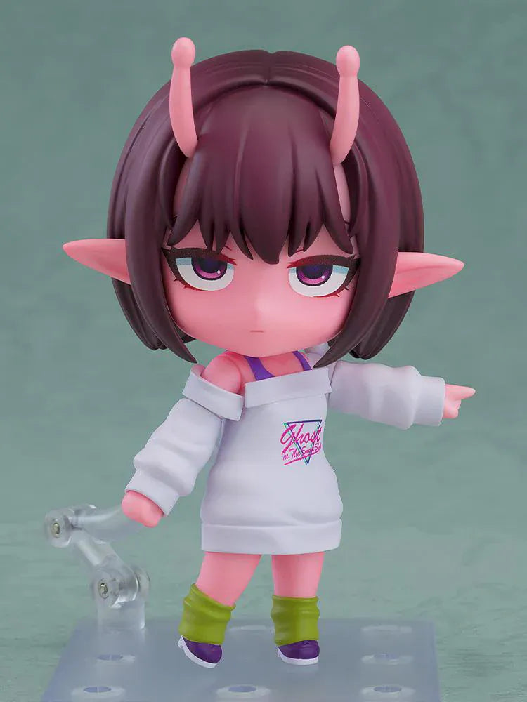 Milky Subway The Galactic Limited Express Nendoroid Chiharu figure with pink skin, horns, and chibi alien design