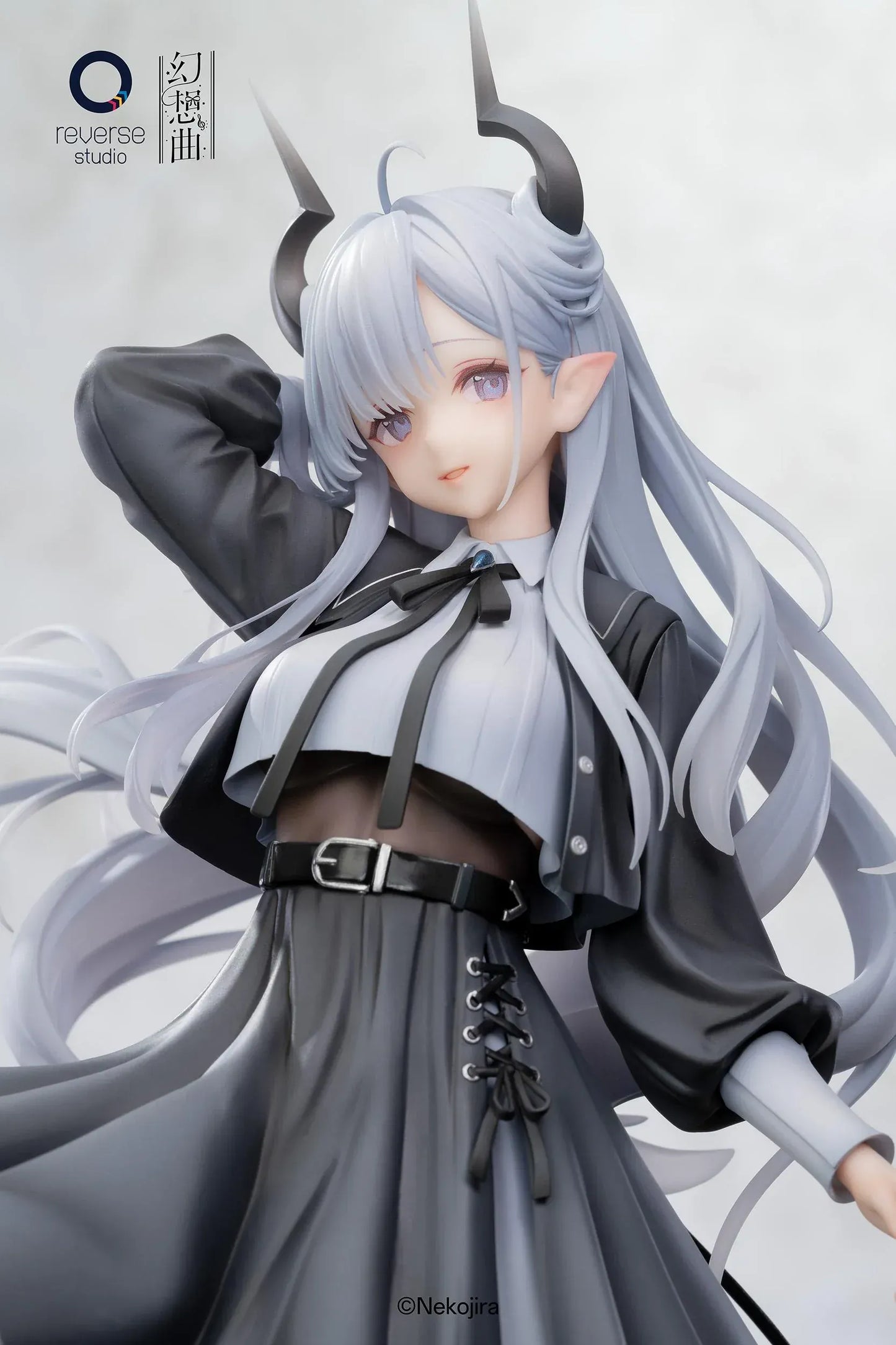 Fantasias Series Thea-chan Apprentice Succubus Ver Regular Outfit Edition 1/6 scale figure with bonus horns tail silver hair black dress