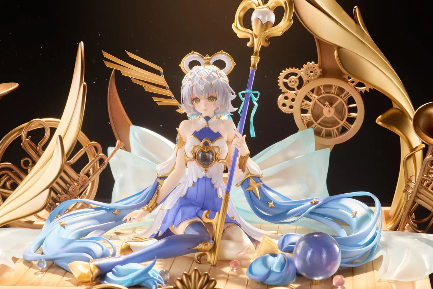 Vsinger Luo Tianyi Ba Yin Qi Xiang Version 1/7 scale figure with ornate musical instrument display base