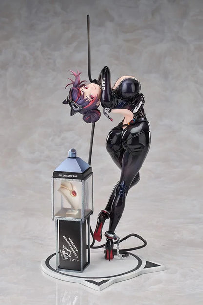 Goddess of Victory Nikke Quency Escape Queen Ver. 1/7 scale figure in black catsuit with jewel display base