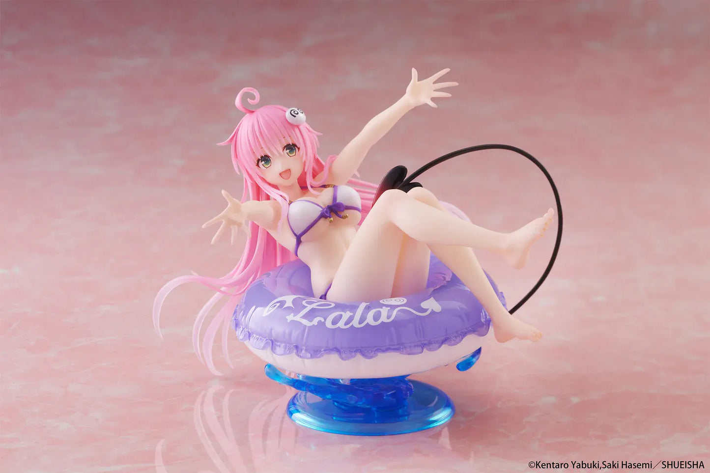 Lala Aqua Float Girls figure To Love Ru Darkness anime swimsuit figure with inflatable float base