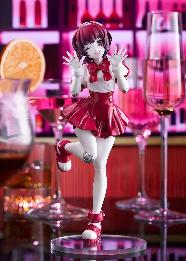 VA-11 HALL-A POP UP PARADE Dorothy Haze Another Skin Ver. L Size Figure in a glossy red and white outfit with a playful winking pose
