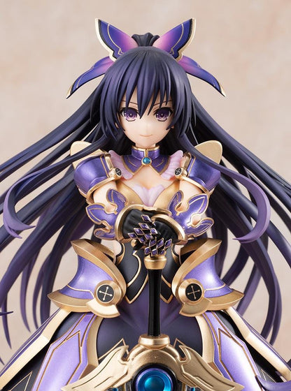 Date A Live Tohka Yatogami Astral Dress Ver. Renewal Package Edition 1/7 Scale Figure with purple armor, long hair, and sword Sandalphon