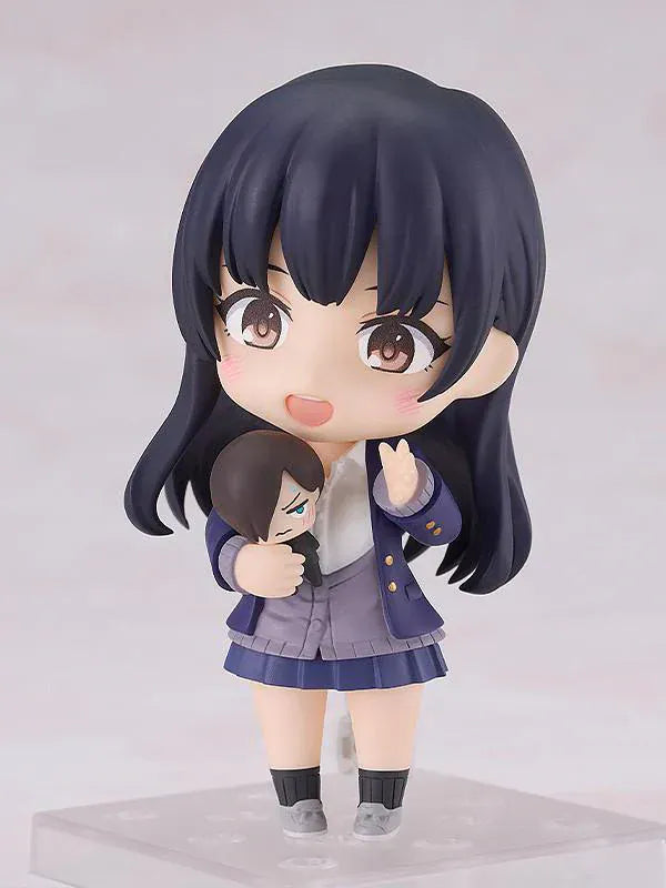 The Dangers in My Heart Nendoroid Anna Yamada reissue chibi figure wearing school uniform and waving