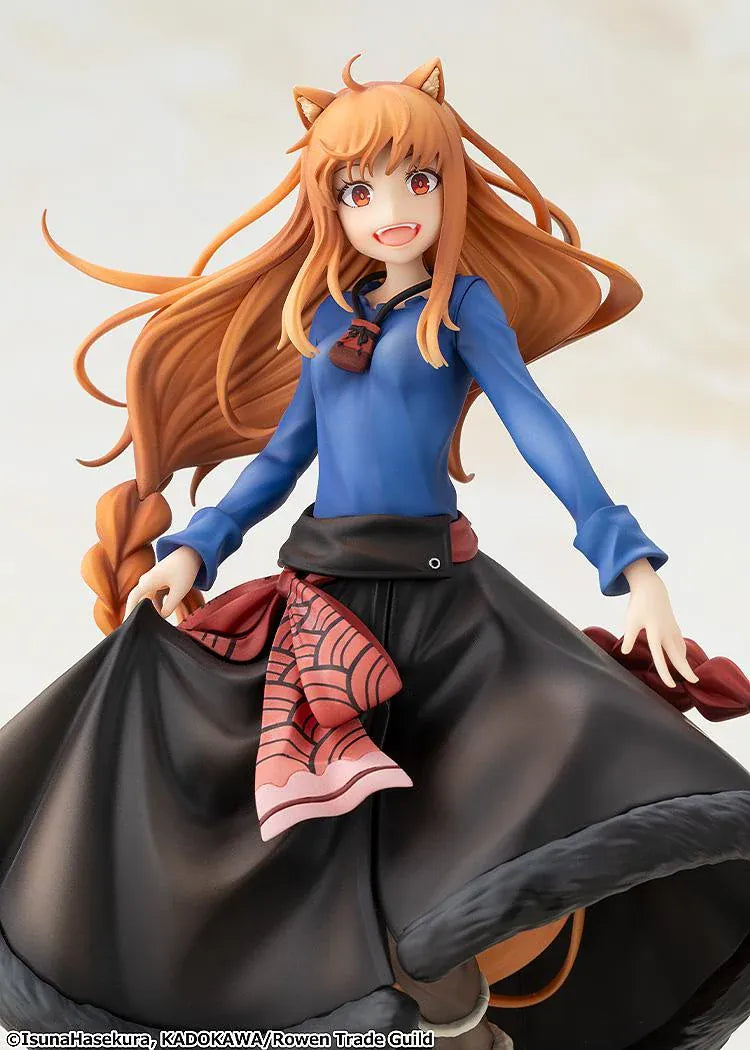 Spice and Wolf Merchant Meets the Wise Wolf Holo non-scale figure based on an illustration by Jyuu Ayakura with flowing hair and wolf ears