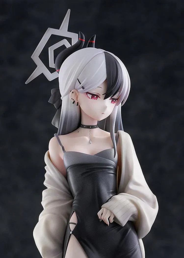 Blue Archive Kayoko Dress 1/7 Scale Figure with black dress white jacket horns and tail