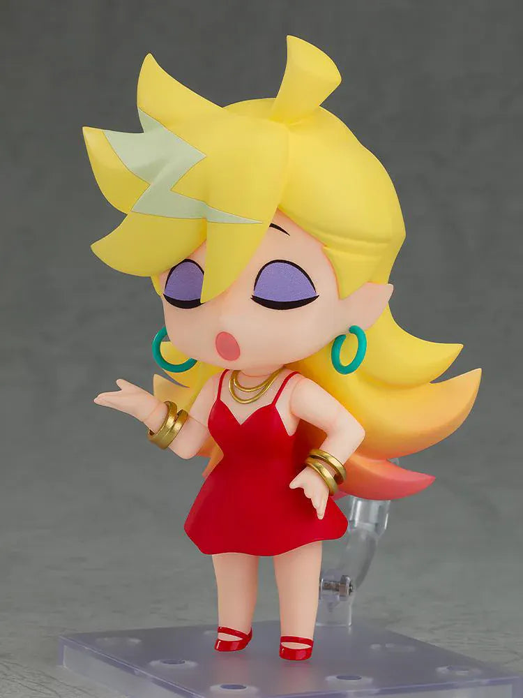 New Panty and Stocking with Garterbelt Nendoroid Panty New Version anime figure with Chuck accessory and red dress