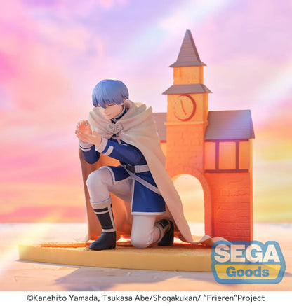 Frieren Beyond Journey's End Luminasta Himmel Eternal Love Figure kneeling with ring box in front of scenic building backdrop