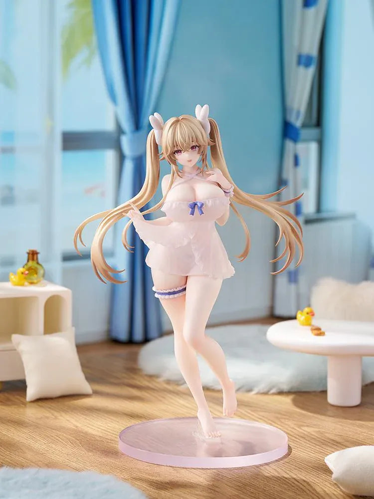 Azur Lane LessMore Anchorage Private Quarters Ver. 1/8 scale figure wearing a white outfit with blue accents.