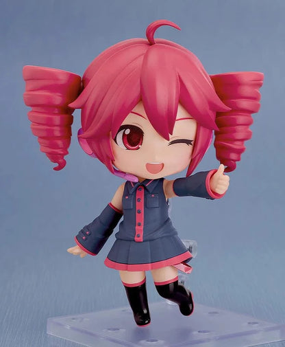 UTAU Nendoroid No.2890 Kasane Teto Ver. 2.0 figure with twin-drill hair and navy-pink outfit
