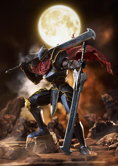 Overlord The Holy Kingdom POP UP PARADE SP Momon Figure with dark armor, red cape, and dual greatswords