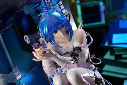 Ghost in the Shell Motoko Kusanagi Manga Edition 1/7 Scale Figure featuring the Major in cybernetic form with mechanical background display