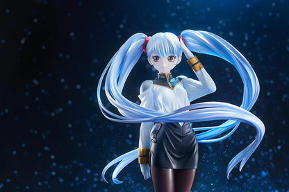 Martian Successor Nadesico Prince of Darkness Ruri Hoshino 1/7 scale figure with long blue twin-tails and white cape.