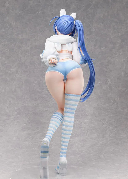 Azur Lane New Jersey Private Quarters Ver 1/3 Scale Figure with blue hair, bunny accessories, striped socks and frozen treat