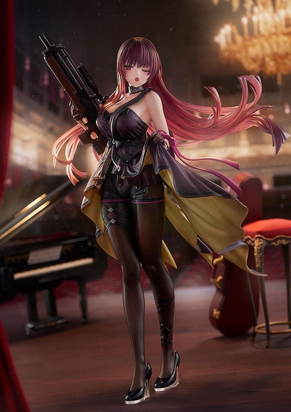 Girls' Frontline 2 Exillium Makiatto Ballroom Interlude Ver 1/7 scale figure holding rifle with flowing coat and stockings