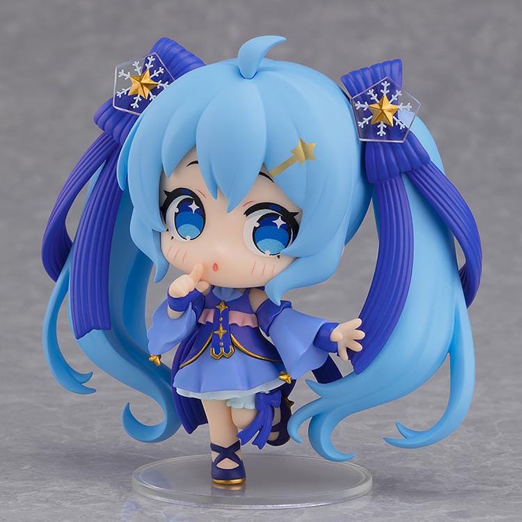 Hatsune Miku Snow Miku All Stars Figure Collection Vol. 2 boxed set featuring eight chibi Snow Miku figures in different winter-themed outfits