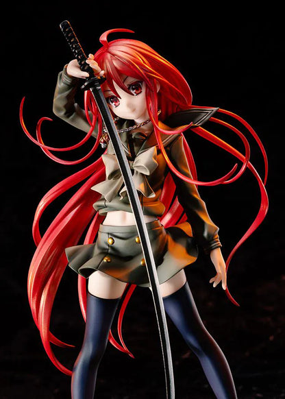 Shakugan no Shana Shana Light Novel Non-scale Figure illustration by Noizi Ito with red hair, school uniform, sword, and confident pose