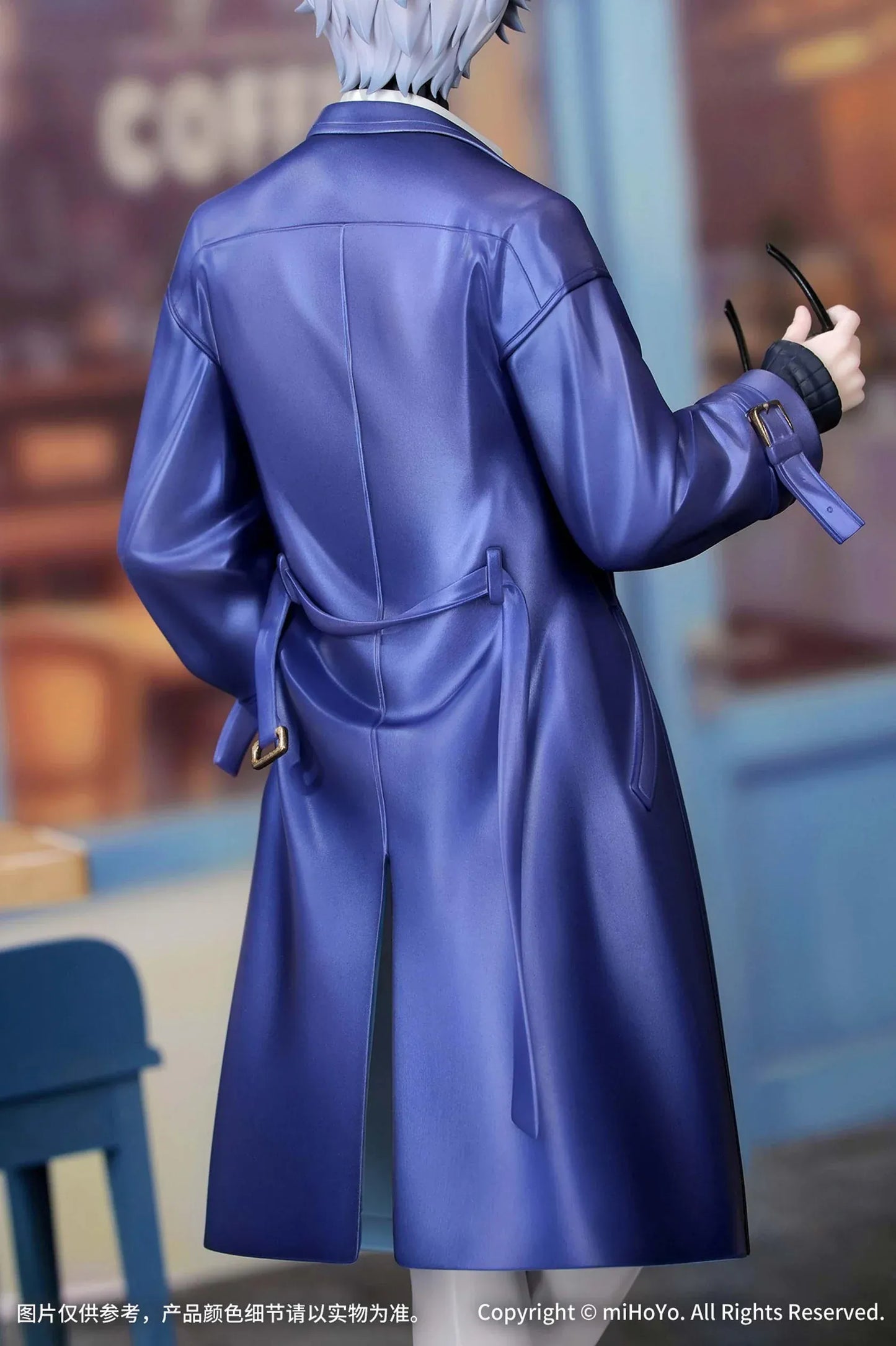 Gift+ Honkai Star Rail Phainon Express Travel Notes Ver. 1/8 Scale Figure wearing a blue long coat and holding glasses