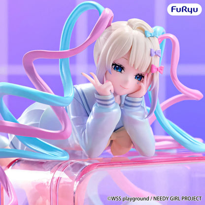 OMGKawaiiAngel Noodle Stopper figure featuring pink-and-blue twin tails, a sailor-inspired outfit, and a playful reclining pose.
