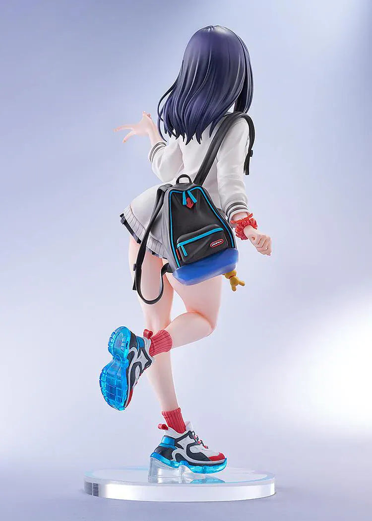 SSSS Gridman Rikka Takarada 1/7 scale figure feat Toridamono wearing school outfit and sneakers