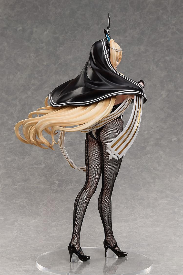 Azur Lane Implacable Bunny Ver 1/4 scale figure featuring glossy bunny suit, fishnet stockings, and flowing blonde hair