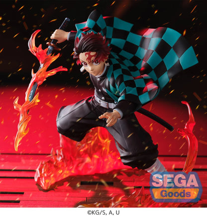 Demon Slayer Kimetsu no Yaiba FiGURiZMa Tanjiro Kamado Transparent World Figure with sword and translucent flame effects