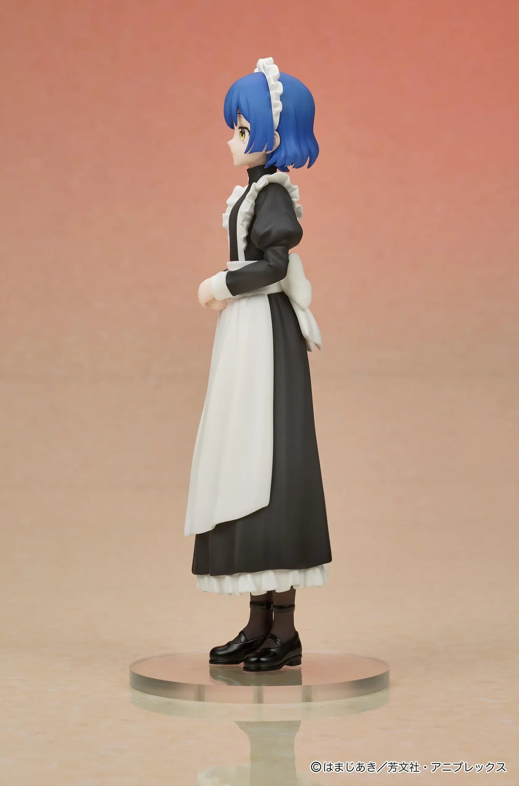 Bocchi the Rock DIGSTA Ryo Yamada figure wearing a black and white maid outfit
