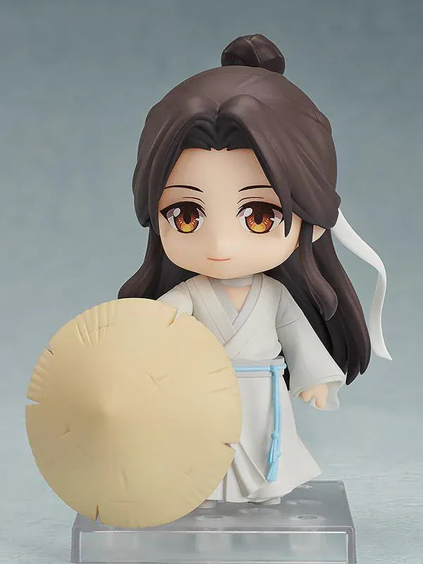 Heaven Official's Blessing Nendoroid Xie Lian Figure Rerelease in white robes with bamboo hat and veil