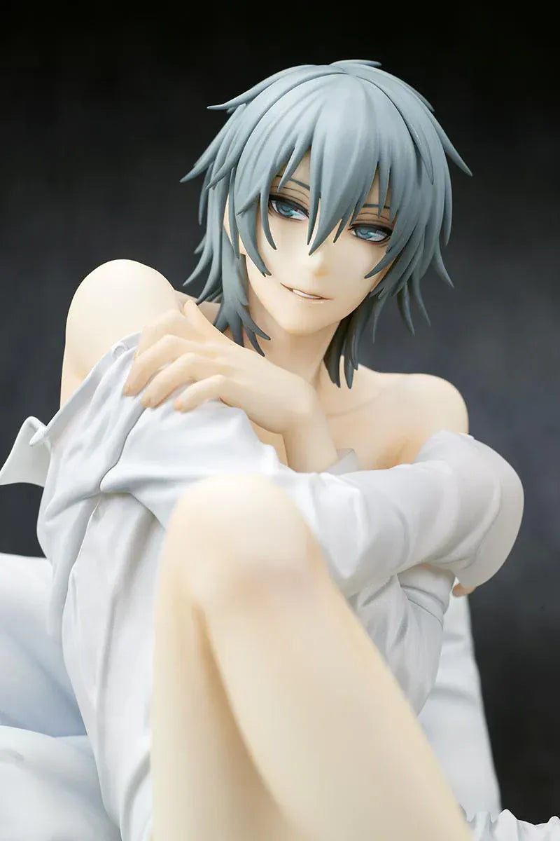 Akira 1/7 scale figure from Togainu no Chi sitting on cushion with relaxed pose and detailed sculpt