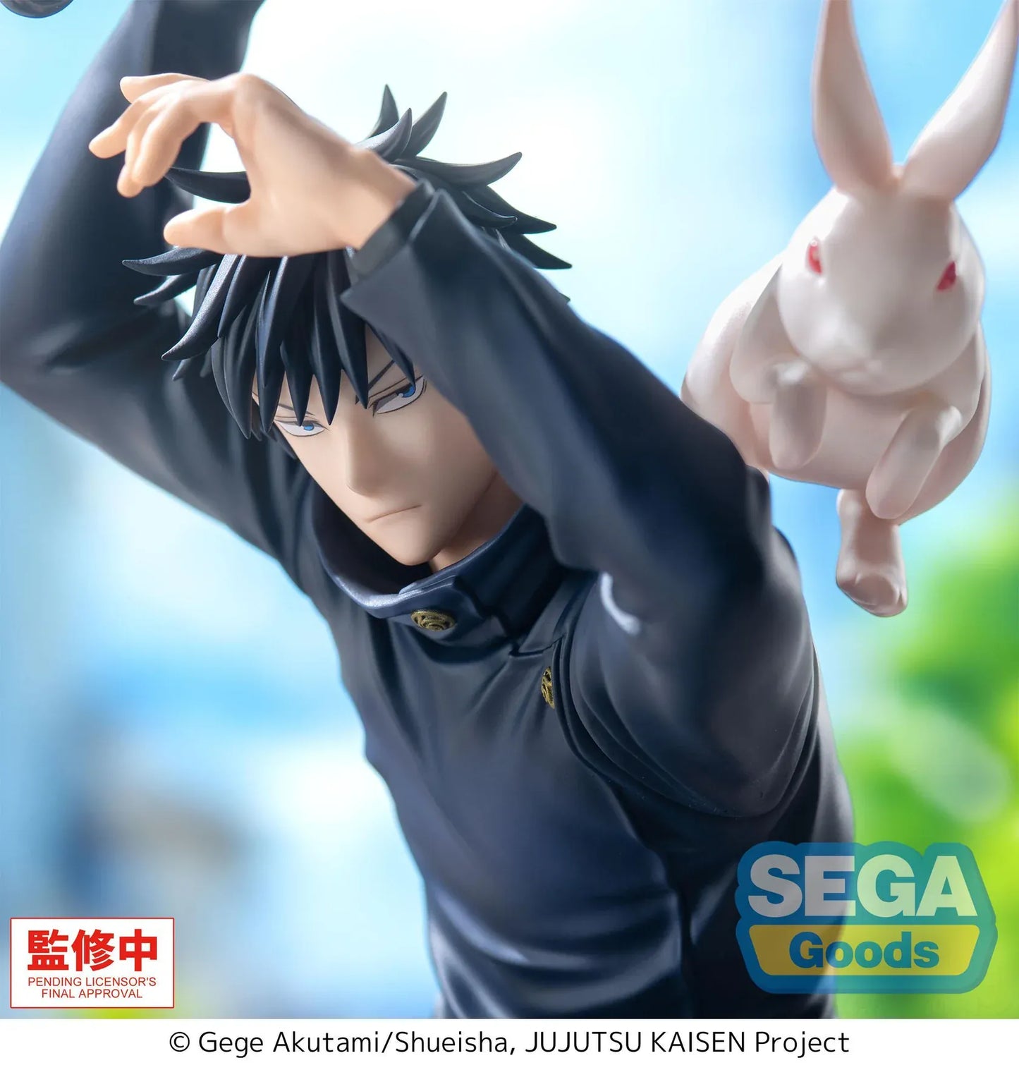 Jujutsu Kaisen Luminasta Megumi Fushiguro The Culling Game Version figure with rabbit shikigami in a dynamic battle pose