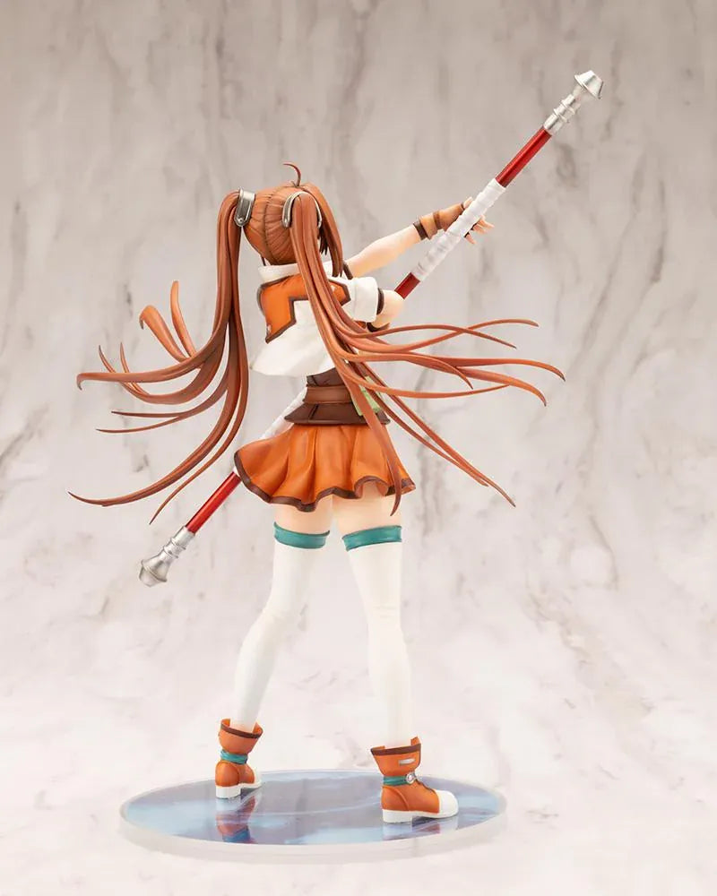 The Legend of Heroes Trails in the Sky Estelle Bright 1/8 Scale Figure holding her staff in a dynamic battle pose