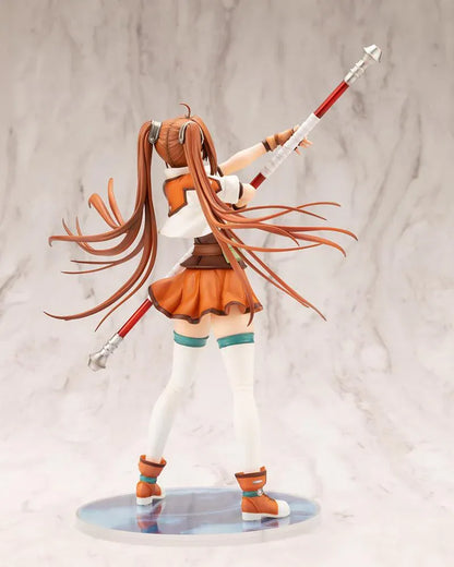 The Legend of Heroes Trails in the Sky Estelle Bright 1/8 Scale Figure holding her staff in a dynamic battle pose