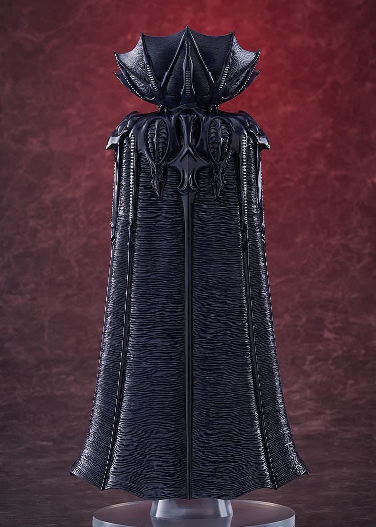 Berserk POP UP PARADE SP Void Figure with exposed brain, skeletal face, dark robe, dramatic collar, and sinister God Hand design