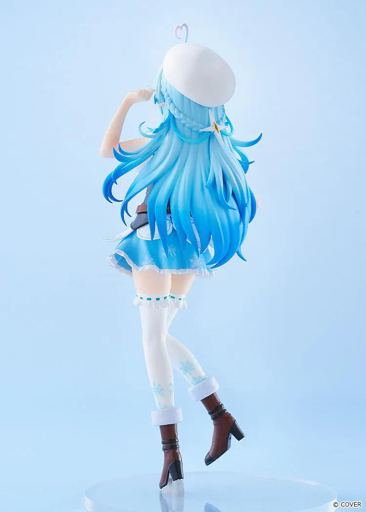 Hololive Production Pop Up Parade Yukihana Lamy figure with blue hair winter themed outfit by Good Smile Company