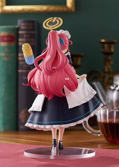 Blue Archive POP UP PARADE Yuzu Maid figure wearing a maid outfit and holding a feather duster