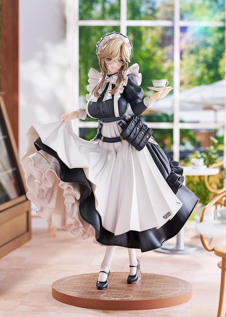 Goddess of Victory Nikke Ade 1/7 scale figure wearing maid outfit holding tea cup