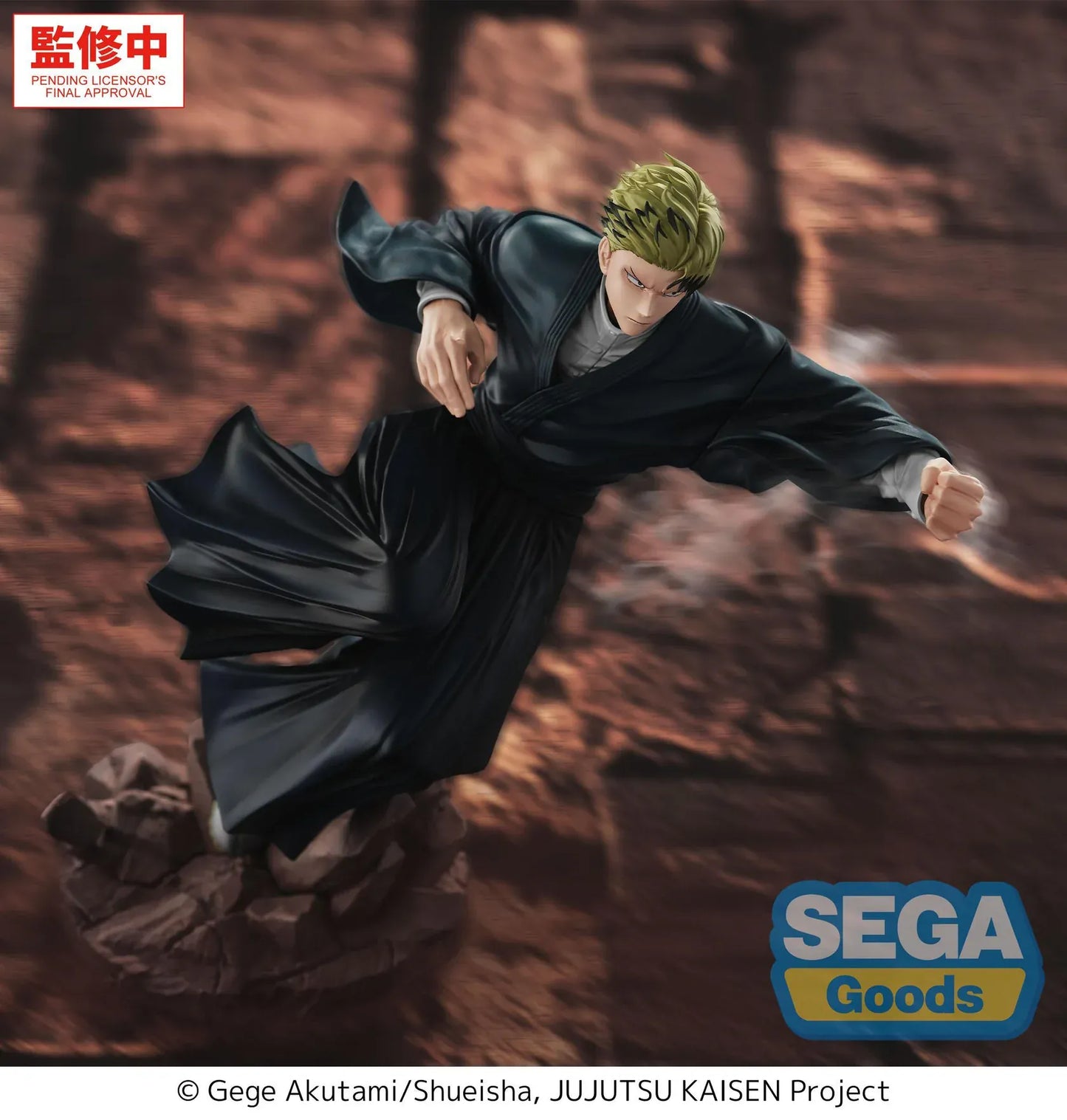 Jujutsu Kaisen Luminasta Naoya Zenin The Culling Game Figure in a dynamic battle pose with rocky display base