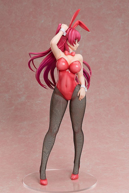 To Heart 2 Tamaki Kousaka Bunny Ver. 1/4 Scale Figure featuring Tamaki with long red hair, glossy red bunny outfit, bunny ears, fishnet-style tights, and red heels.