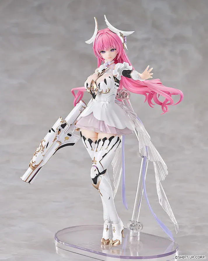 GODDESS OF VICTORY NIKKE Hyper Body Dorothy articulated figure wearing a white-and-gold outfit with mechanical wings.