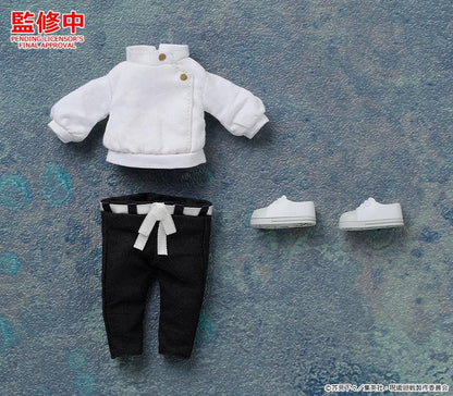 Jujutsu Kaisen Nendoroid Doll Yuta Okkotsu Execution Ver. figure wearing a white top and black pants