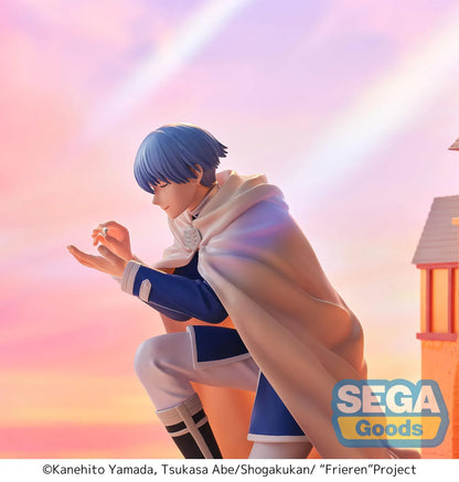 Frieren Beyond Journey's End Luminasta Himmel Eternal Love Figure kneeling with ring box in front of scenic building backdrop